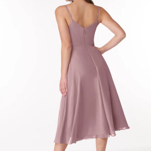 Azazie clarissa dress in dusty rose(pink) size 4 - Picture 2 of 4
